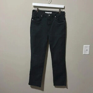 Frank & Eileen Cork black jeans, high rise, straight leg, ankle length. EUC 28